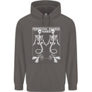 Skeleton Mermaids Eternal Sleep of the Sea Skulls Mens 80% Cotton Hoodie Charcoal