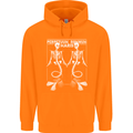 Skeleton Mermaids Eternal Sleep of the Sea Skulls Mens 80% Cotton Hoodie Orange