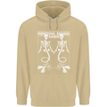 Skeleton Mermaids Eternal Sleep of the Sea Skulls Mens 80% Cotton Hoodie Sand