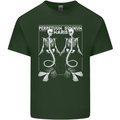 Skeleton Mermaids Eternal Sleep of the Sea Skulls Mens Cotton T-Shirt Tee Top Forest Green