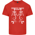 Skeleton Mermaids Eternal Sleep of the Sea Skulls Mens Cotton T-Shirt Tee Top Red