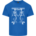 Skeleton Mermaids Eternal Sleep of the Sea Skulls Mens Cotton T-Shirt Tee Top Royal Blue