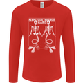 Skeleton Mermaids Eternal Sleep of the Sea Skulls Mens Long Sleeve T-Shirt Red