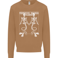 Skeleton Mermaids Eternal Sleep of the Sea Skulls Mens Sweatshirt Jumper Caramel Latte