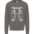 Skeleton Mermaids Eternal Sleep of the Sea Skulls Mens Sweatshirt Jumper Charcoal