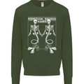 Skeleton Mermaids Eternal Sleep of the Sea Skulls Mens Sweatshirt Jumper Forest Green