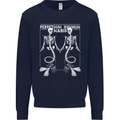 Skeleton Mermaids Eternal Sleep of the Sea Skulls Mens Sweatshirt Jumper Navy Blue