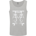 Skeleton Mermaids Eternal Sleep of the Sea Skulls Mens Vest Tank Top Sports Grey