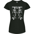 Skeleton Mermaids Eternal Sleep of the Sea Skulls Womens Petite Cut T-Shirt Black