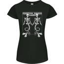 Skeleton Mermaids Eternal Sleep of the Sea Skulls Womens Petite Cut T-Shirt Black