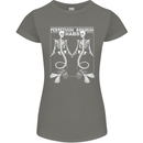 Skeleton Mermaids Eternal Sleep of the Sea Skulls Womens Petite Cut T-Shirt Charcoal