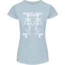 Skeleton Mermaids Eternal Sleep of the Sea Skulls Womens Petite Cut T-Shirt Light Blue