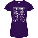 Skeleton Mermaids Eternal Sleep of the Sea Skulls Womens Petite Cut T-Shirt Purple
