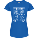 Skeleton Mermaids Eternal Sleep of the Sea Skulls Womens Petite Cut T-Shirt Royal Blue