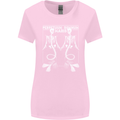 Skeleton Mermaids Eternal Sleep of the Sea Skulls Womens Wider Cut T-Shirt Light Pink