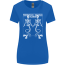 Skeleton Mermaids Eternal Sleep of the Sea Skulls Womens Wider Cut T-Shirt Royal Blue