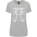 Skeleton Mermaids Eternal Sleep of the Sea Skulls Womens Wider Cut T-Shirt Sports Grey