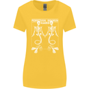 Skeleton Mermaids Eternal Sleep of the Sea Skulls Womens Wider Cut T-Shirt Yellow