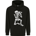 Skeleton Photographer Photography Childrens Kids Hoodie Black