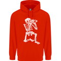 Skeleton Photographer Photography Childrens Kids Hoodie Bright Red