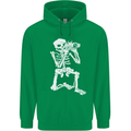 Skeleton Photographer Photography Childrens Kids Hoodie Irish Green