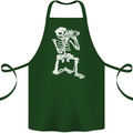 Skeleton Photographer Photography Cotton Apron 100% Organic Forest Green