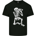 Skeleton Photographer Photography Kids T-Shirt Childrens Black