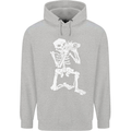 Skeleton Photographer Photography Mens 80% Cotton Hoodie Sports Grey