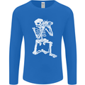Skeleton Photographer Photography Mens Long Sleeve T-Shirt Royal Blue