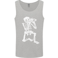 Skeleton Photographer Photography Mens Vest Tank Top Sports Grey