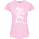 Skeleton Photographer Photography Womens Petite Cut T-Shirt Light Pink