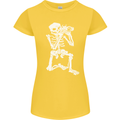Skeleton Photographer Photography Womens Petite Cut T-Shirt Yellow