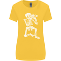 Skeleton Photographer Photography Womens Wider Cut T-Shirt Yellow