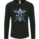 Skiing Viking Ski Mens Long Sleeve T-Shirt Black