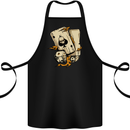Skull Ace of Spades Heavy Metal Rock Music Cotton Apron 100% Organic Black