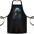 Skull Biker Motorcycle Motorbike Grim Reaper 10 Cotton Apron 100% Organic Black