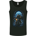 Skull Biker Motorcycle Motorbike Grim Reaper 10 Mens Vest Tank Top Black