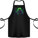 Skull Biker Motorcycle Motorbike Grim Reaper 11 Cotton Apron 100% Organic Black