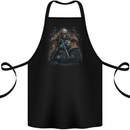 Skull Biker Motorcycle Motorbike Grim Reaper 12 Cotton Apron 100% Organic Black
