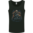 Skull Biker Motorcycle Motorbike Grim Reaper 12 Mens Vest Tank Top Black