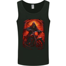 Skull Biker Motorcycle Motorbike Grim Reaper 18 Mens Vest Tank Top Black