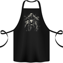 Skull Biker Motorcycle Motorbike Grim Reaper 19 Cotton Apron 100% Organic Black