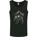 Skull Biker Motorcycle Motorbike Grim Reaper 19 Mens Vest Tank Top Black