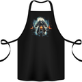 Skull Biker Motorcycle Motorbike Grim Reaper 20 Cotton Apron 100% Organic Black