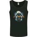 Skull Biker Motorcycle Motorbike Grim Reaper 20 Mens Vest Tank Top Black