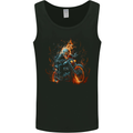 Skull Biker Motorcycle Motorbike Grim Reaper 21 Mens Vest Tank Top Black