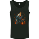 Skull Biker Motorcycle Motorbike Grim Reaper 21 Mens Vest Tank Top Black