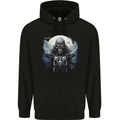 Skull Biker Motorcycle Motorbike Grim Reaper 22 Childrens Kids Hoodie Black