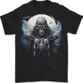 Skull Biker Motorcycle Motorbike Grim Reaper 22 Mens T-Shirt 100% Cotton BLACK