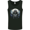 Skull Biker Motorcycle Motorbike Grim Reaper 22 Mens Vest Tank Top Black